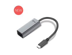 I-TEC USB-C Metal Gigabit Ethernet Adapter 1x USB-C auf RJ-45 LED-Anzeige kompatible mit Thunderbolt 3