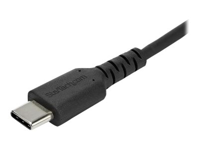 STARTECH.COM 1m USB 2.0 auf USB-C Kabel - Hochwertiges USB 2.0 Kabel - USB-Kabel - Schwarz - Aramidfaser