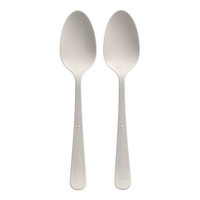 circulware RESBONSIBLES Mehrweg-Loeffel, Kunststoff weiss, 10 St. circulware RESBONSIBLES Mehrweg-Loeffel, Kunststoff weiss, 10 St.
