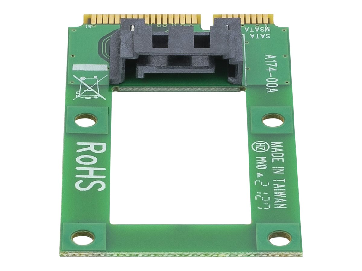 STARTECHCOM mSATA auf SATA Festplatten SSD Adapter Mini SerialATA zu SATA Konverter Festplatten Adapter Konverter
