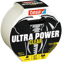 tesa tesa ULTRA POWER Clear Gewebeband transparent 48,0 mm x 20,0 m 1 Rolle