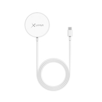 XLAYER Wireless Charging Pad Magnetic Induktive Ladestation weiss, Kabellaenge: 1,5 m, 15 Watt XLAYER Wireless Charging Pad Magnetic Induktive Ladestation weiss, Kabellaenge: 1,5 m, 15 Watt