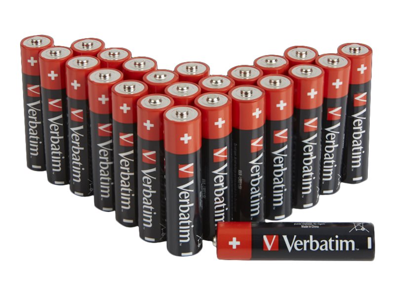 49504 VERBATIM Batterien 24er Pack