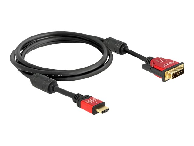 Delock High Speed HDMI Kabel, HDMI A Stecker > DVI Stecker 2 m Delock High Speed HDMI Kabel, HDMI A Stecker > DVI Stecker 2 m