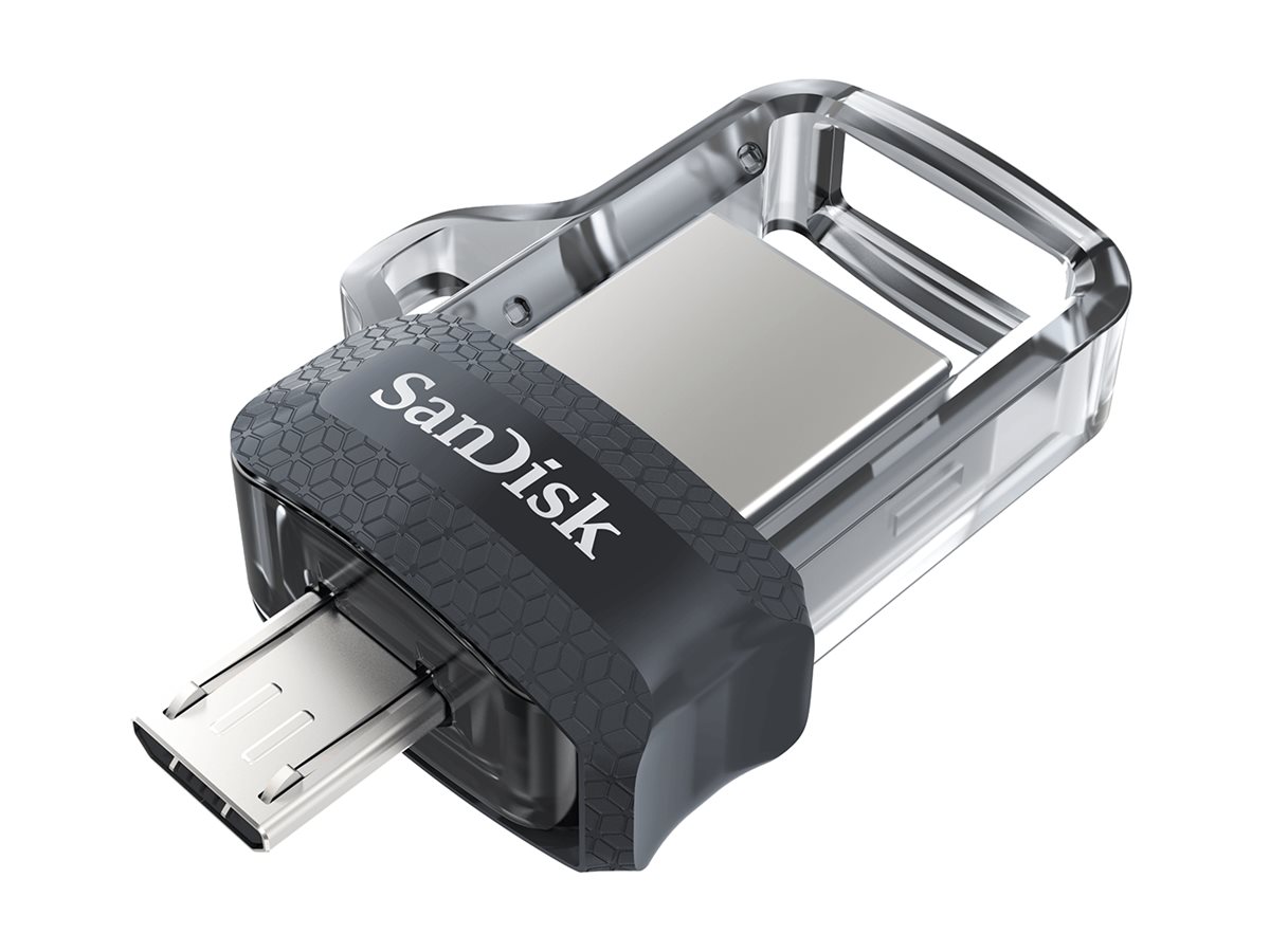 SanDisk USB-Stick Ultra Dual Drive M3.0 grau 64 GB