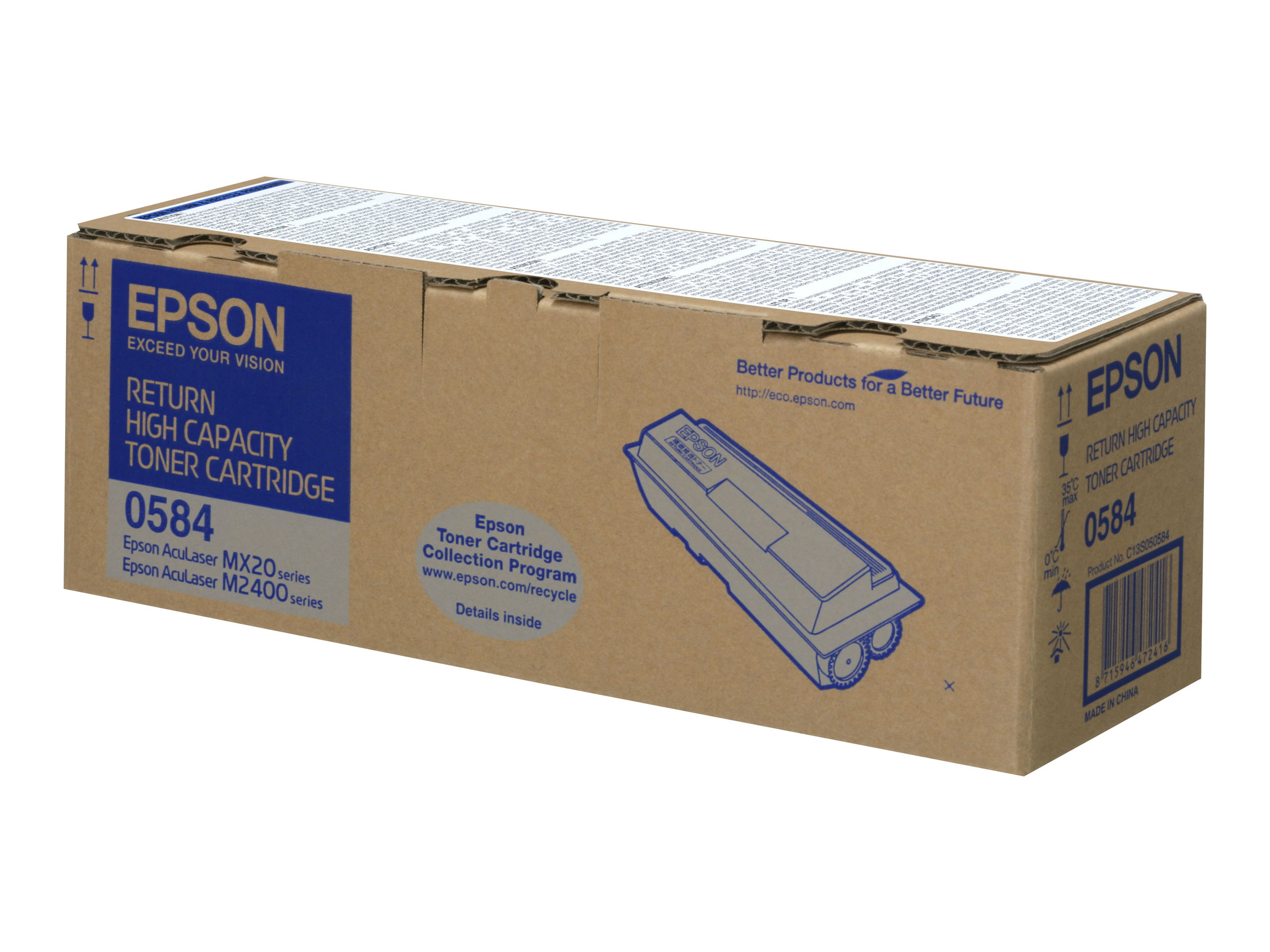EPSON ALMX20, ALM2400 Toner mono hohe Kapazität 1er-Pack Rückgabe