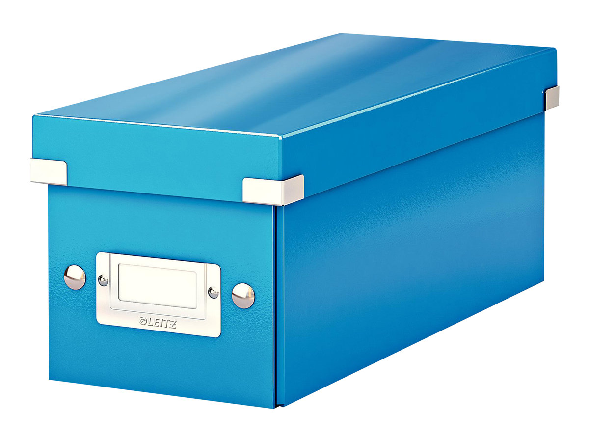 LEITZ CD-/DVD-Box Click & Store blau, 1 St.