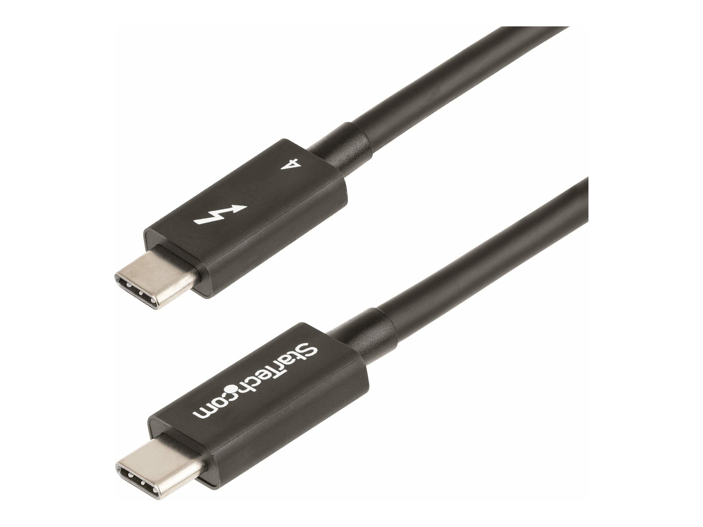 STARTECHCOM 50cm Thunderbolt 4 Kabel 40Gbits 100W PD 4K8K Video Intelzertifiziert USB4Thunderbolt 3USB CDisplayPort Kompatibe