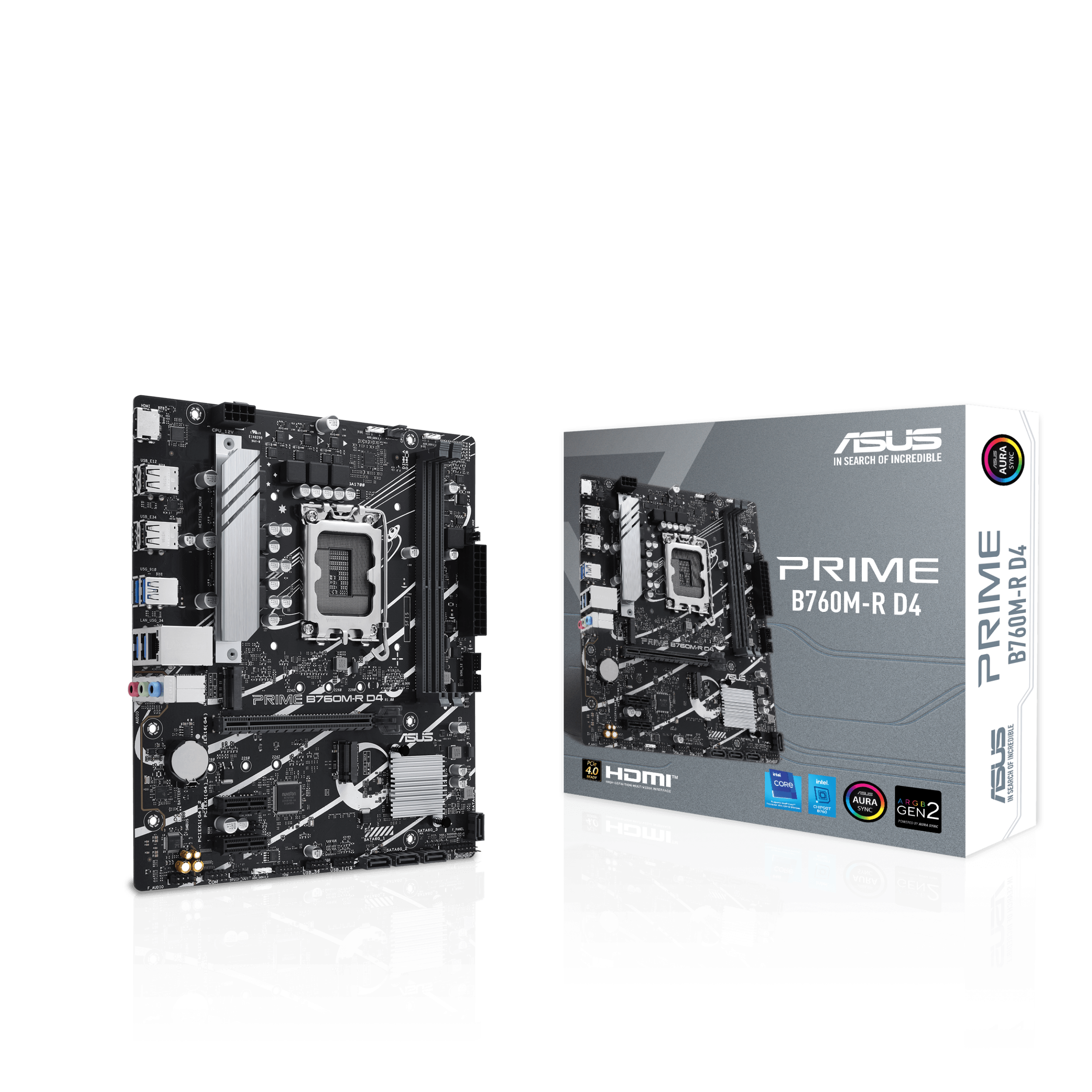 ASUS PRIME B760MR D4 LGA1700 2xDDR4 4xSATA 2xM2