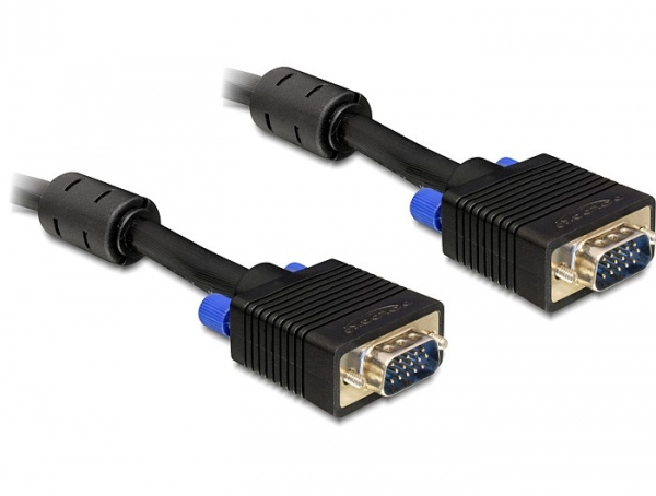Delock Kabel Monitor SVGA Stecker/Stecker 2m schwarz Delock Kabel Monitor SVGA Stecker/Stecker 2m schwarz