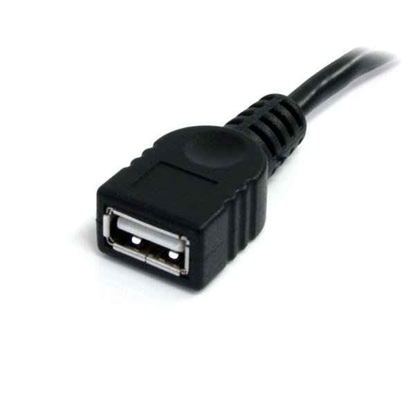 STARTECH.COM USB 2.0 Verlängerung 90cm - USB-A Verlängerungskabel Stecker auf Buchse - Schwarz