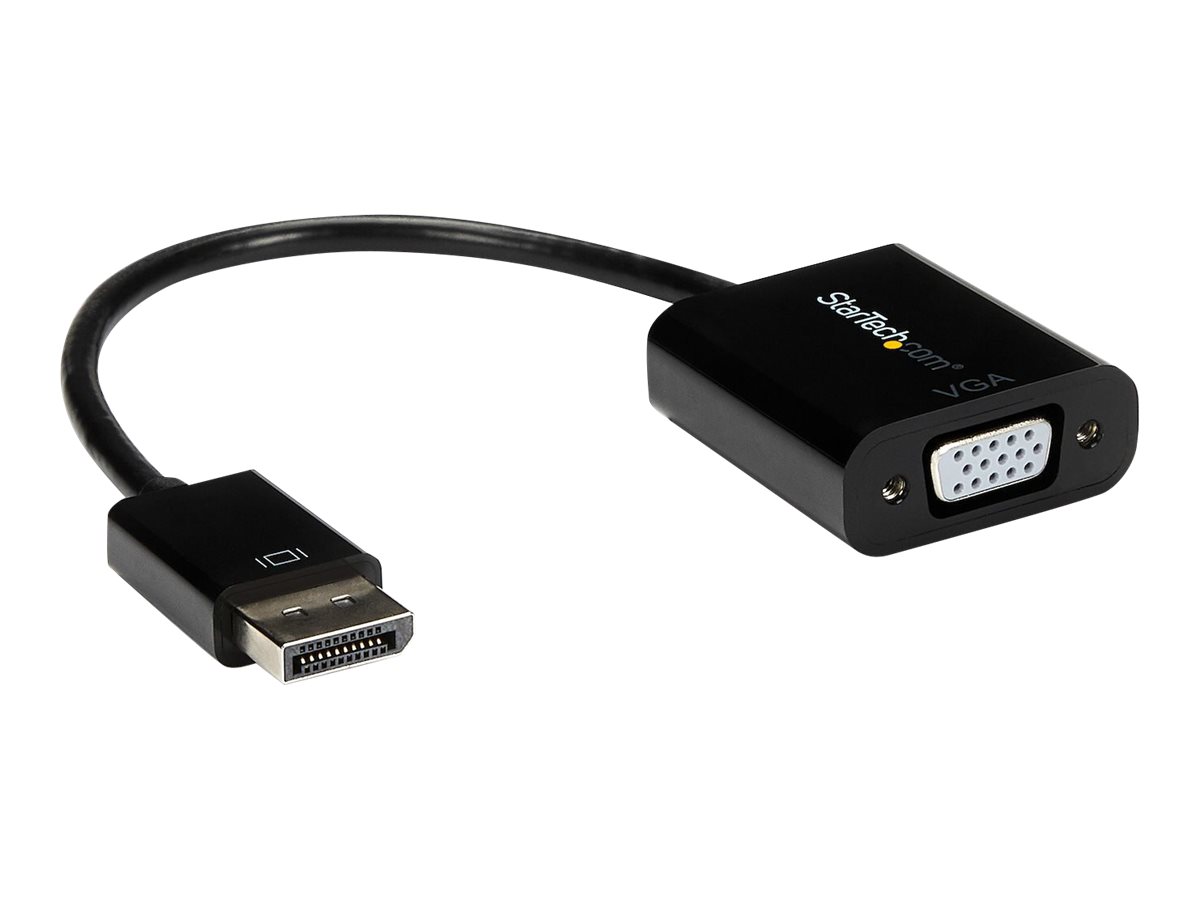 Startech Displayport 1.2 Kabel 0,1m DP zu VGA schwarz