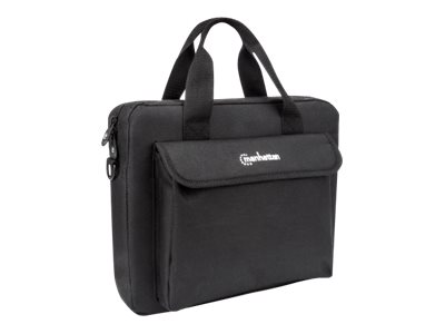 MANHATTAN Notebook Tasche London Top Load geeignet fuer die meisten Notebooks bis zu 31,75cm 12,5Zoll schwarz