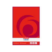 herlitz Briefblock x-book DIN A5 kariert herlitz Briefblock x-book DIN A5 kariert