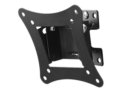 TECHLY Wandhalterung fuer 1 LCD TV LED 13-30 Zoll neigbar drehbar 1 Gelenk  Tragkraft 15 Kg Tiefe 54mm schwarz