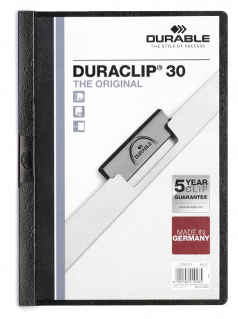 DURABLE Klemmhefter DURACLIP schwarz, 25 St
