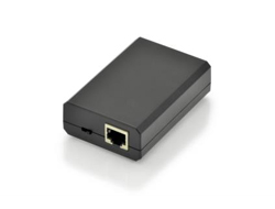 DIGITUS Gigabit PoE+ Splitter 10/100/1000 Mbps 24W Input 802.3at PoE Output 5V/2A 9V/2A 12V/2A Kunststoff-Gehause schwarz