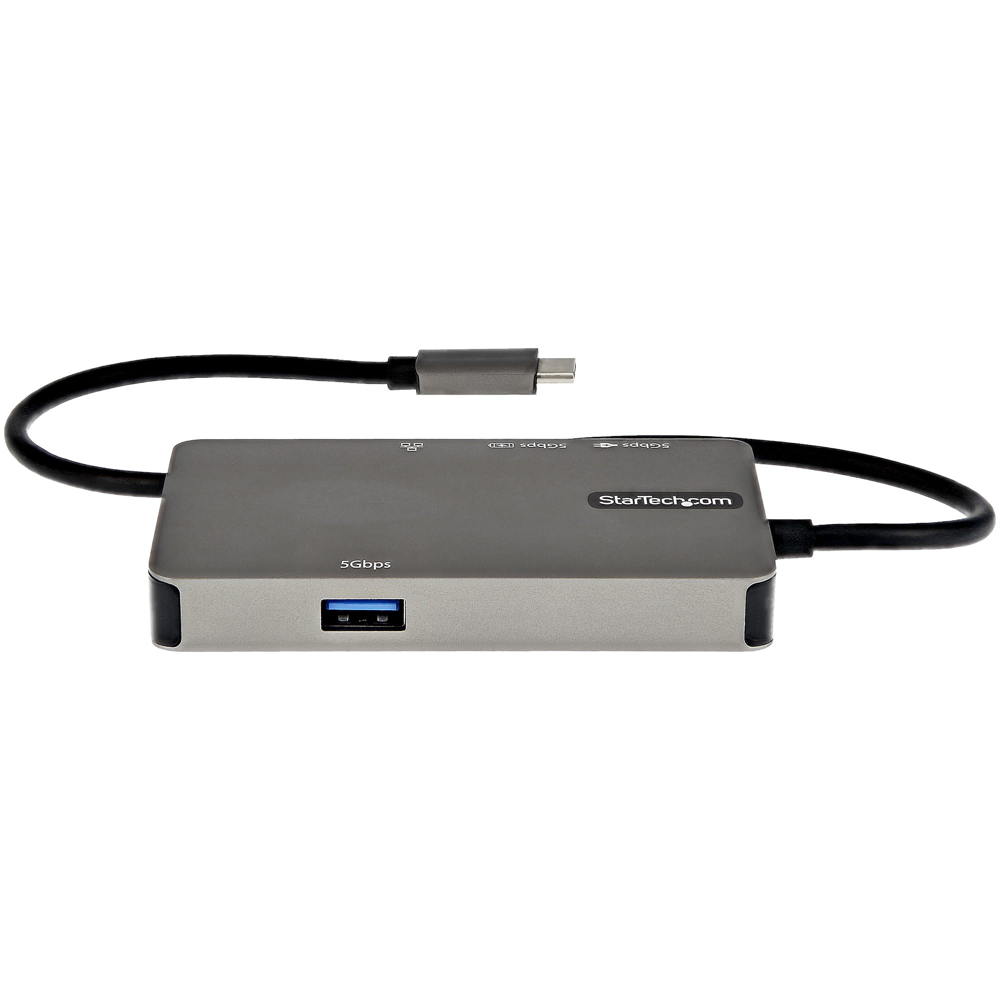 STARTECHCOM USBC Multiport Adapter USBC auf 4K HDMI oder VGA Mini Dock 100W PD Passthrough 3x USB 30 GbE 30cm Kabel