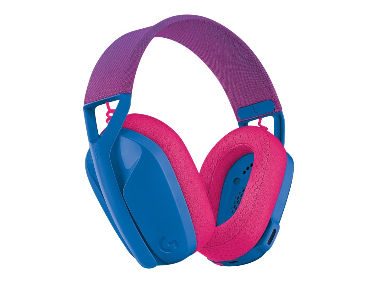 LOGITECH Lightspeed G435 Headset full size Bluetooth / 2.4 GHz radio frequency wireless blue Discord Certified LOGITECH Lightspeed G435 Headset full size Bluetooth / 2.4 GHz radio frequency wireless blue Discord Certified