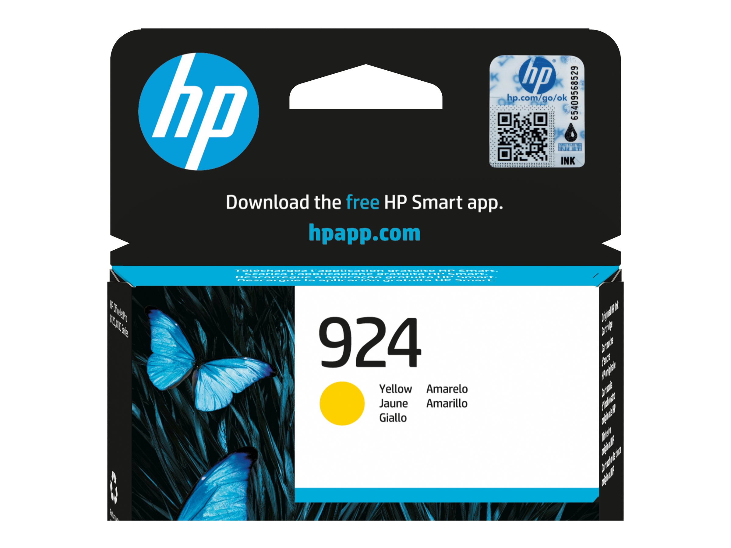 HP 924 (4K0U5NE) gelb Druckerpatrone