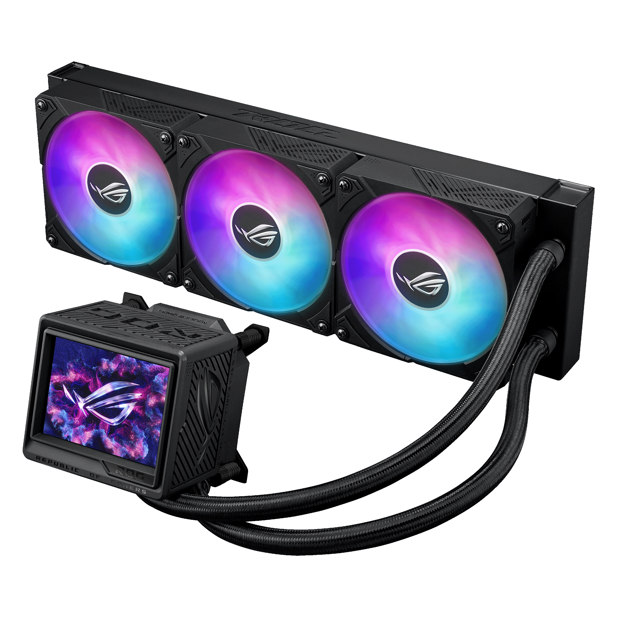 ASUS ROG Ryujin III 360 ARGB Extreme allinone liquid CPU cooler with Aseteks Emma Gen8 V2 pump
