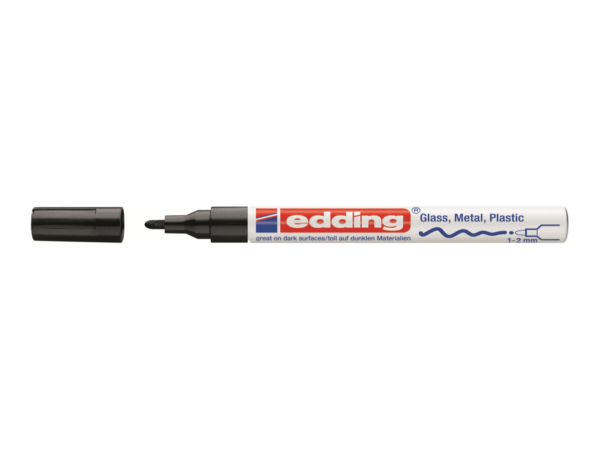 edding 751 creative Lackmarker schwarz 1,0 - 2,0 mm, 1 St.