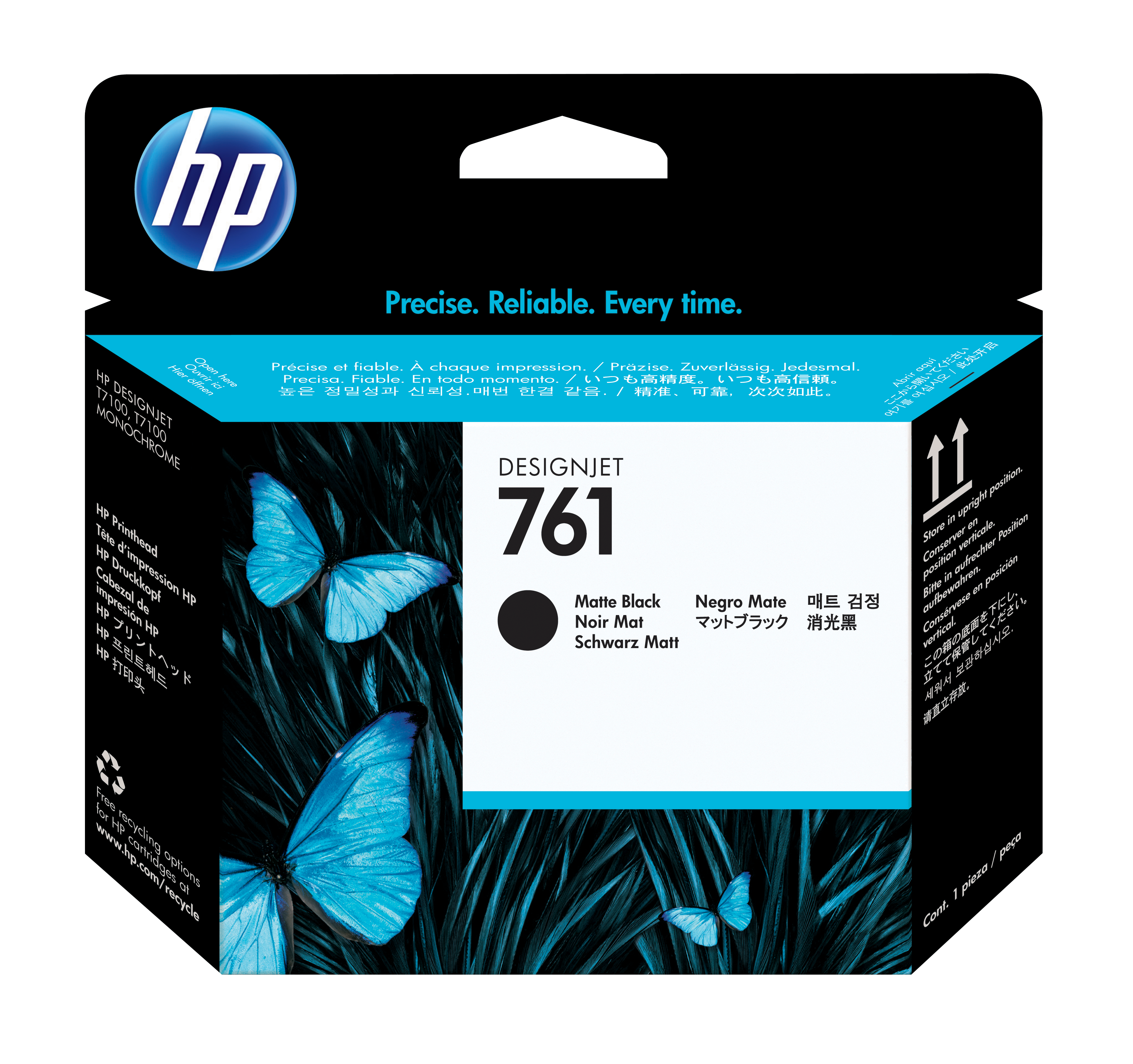 HP 761CH648A schwarz matt Druckkopf
