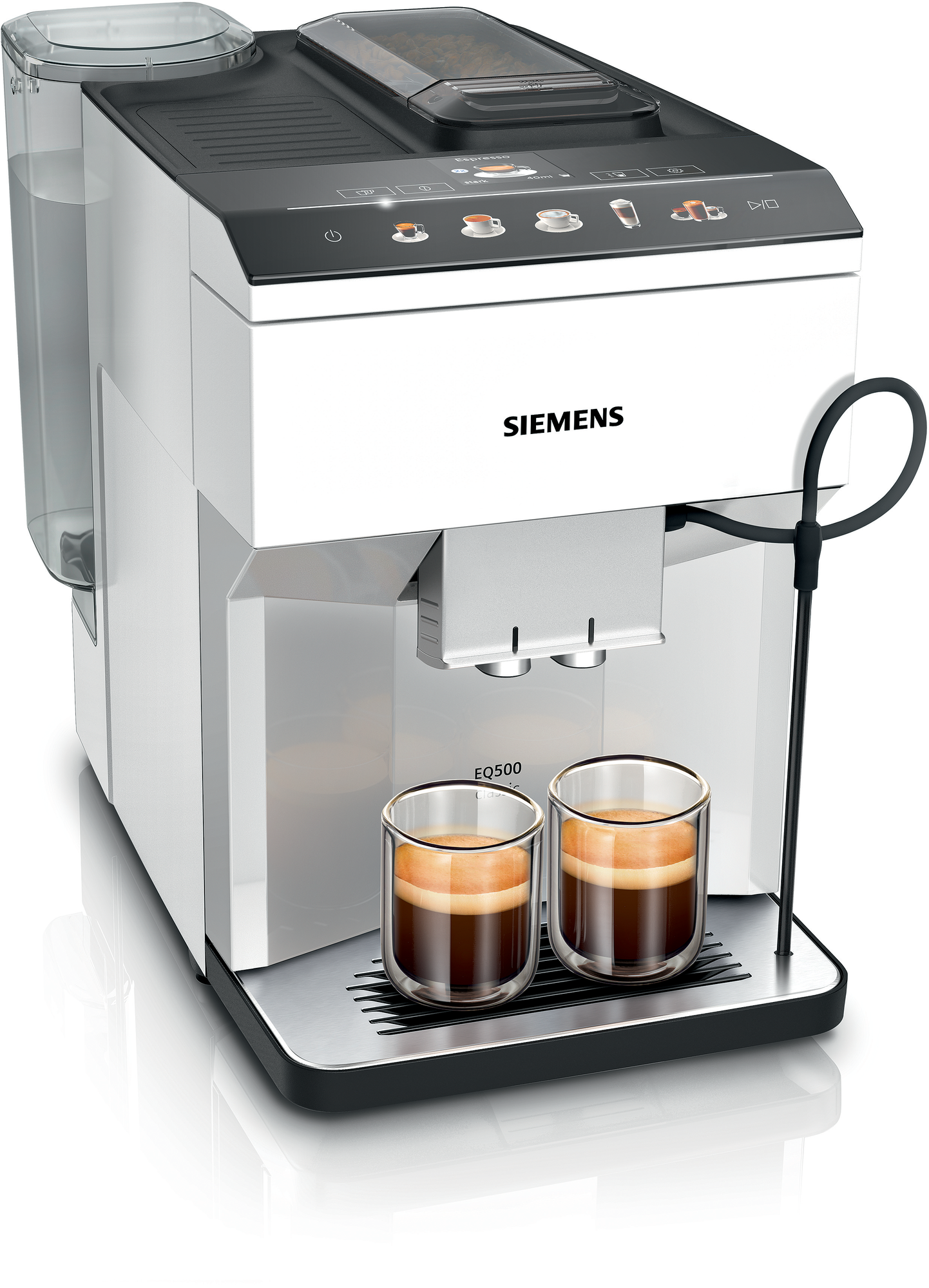 Siemens Kaffeevollautomat bC  TP515D02 EQ.500 silber/weiss
