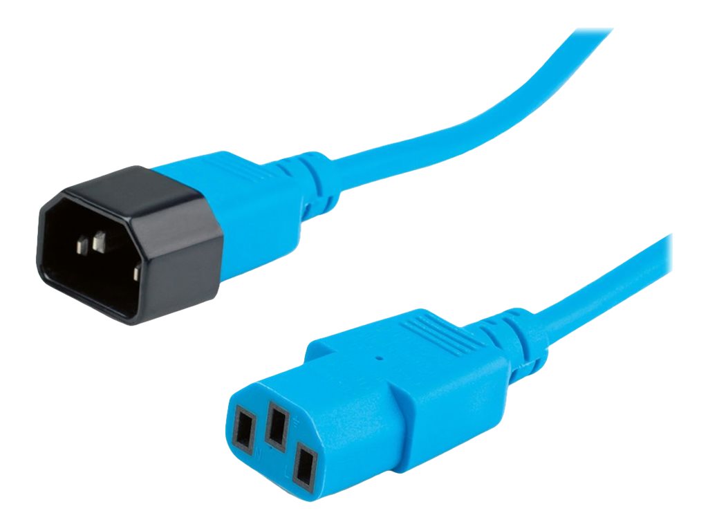 ROLINE Apparate-Verbindungskabel IEC 320 C14 - C13 blau 3m ROLINE Apparate-Verbindungskabel IEC 320 C14 - C13 blau 3m