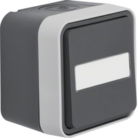 Berker AP-Taster 50763555 lichtgrau Berker AP-Taster 50763555 lichtgrau