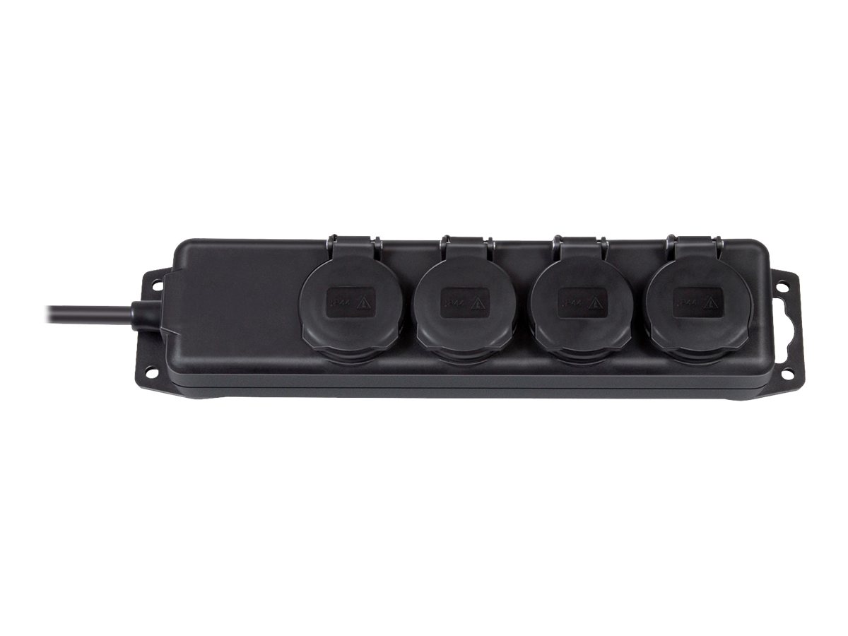 Brennenstuhl Steckdosenleiste IP44 4-fach schwarz 2m H07RN-F 3G1,5 Brennenstuhl Steckdosenleiste IP44 4-fach schwarz 2m H07RN-F 3G1,5