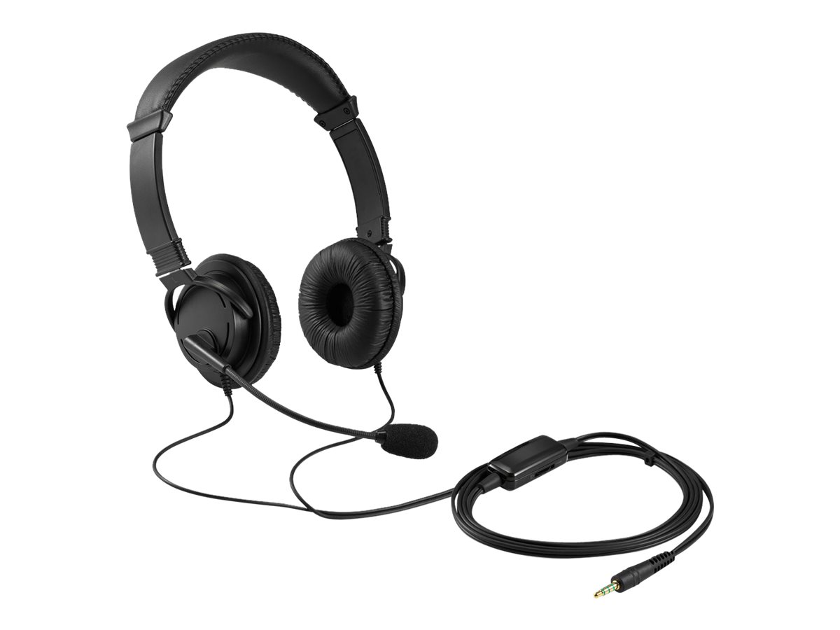 KENSINGTON HiFi Headphones with Mic and Volume Control Buttons KENSINGTON HiFi Headphones with Mic and Volume Control Buttons