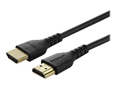 StarTech RHDMM1MP HDMI Kabel 1m, HDMI 20, 4k 60Hz, premium High Speed HDMI Kabel mit Ethernet, fuer Monitore oder TVs