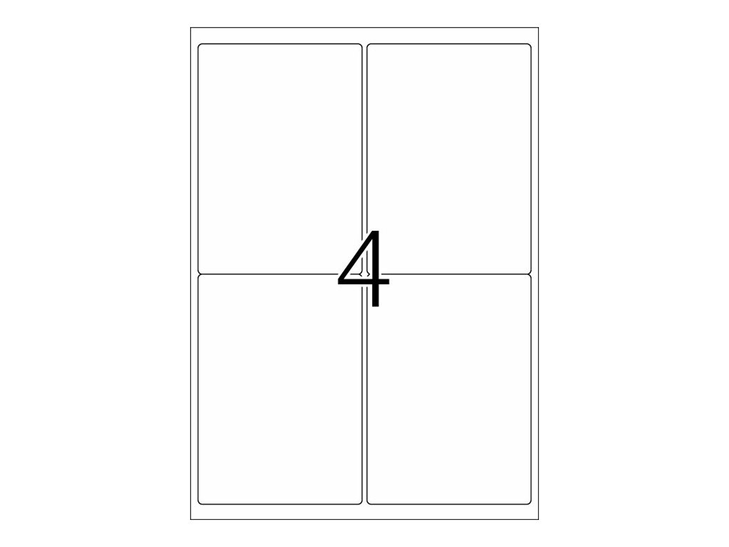 HERMA Adressetiketten 10313 weiß 99,1 x 139,0 mm, 100 Blatt