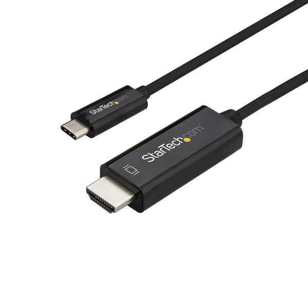 STARTECHCOM 2m 6ft USBC to HDMI Cable 4K at 60 Hz Black