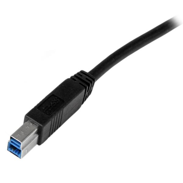STARTECHCOM 2m 6ft Certified SuperSpeed USB 30 A to B Cable MM