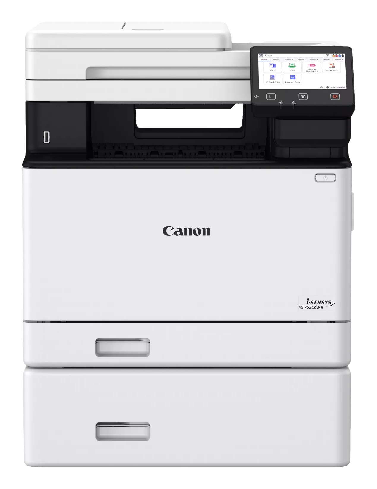 Canon iSENSYS MF752Cdw II 3 in 1 FarblaserMultifunktionsdrucker grau