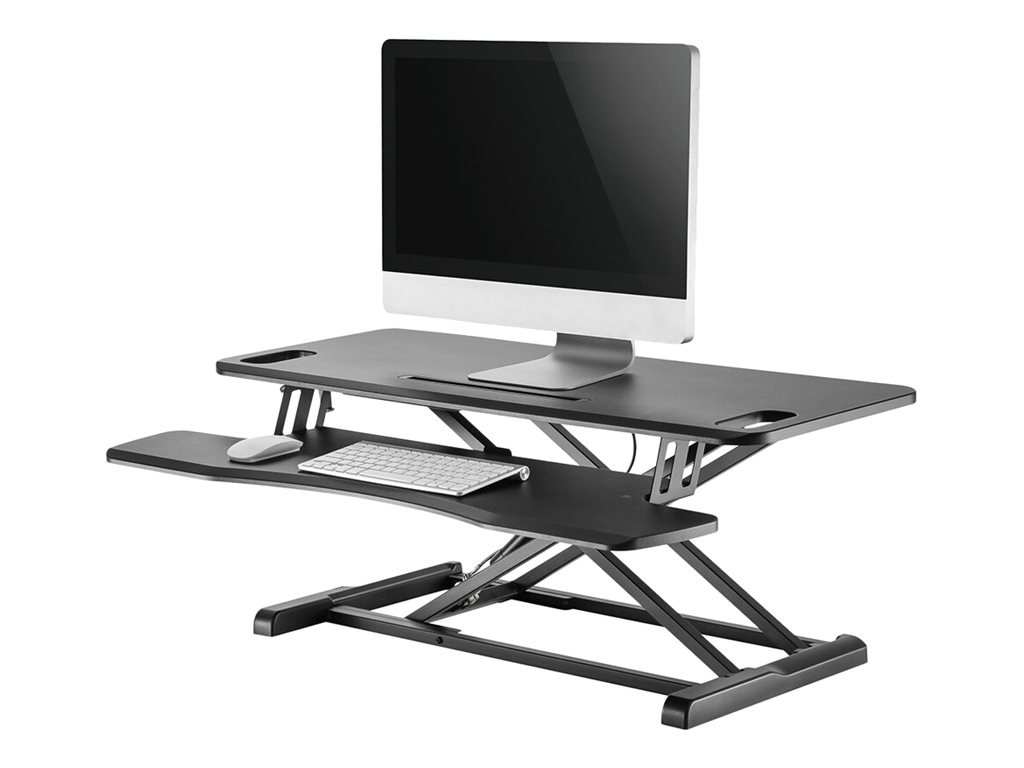 NEOMOUNTS NS-WS300BLACK Workstation - sit-stand workplace height adjustment: 11-51 NEOMOUNTS NS-WS300BLACK Workstation - sit-stand workplace height adjustment: 11-51