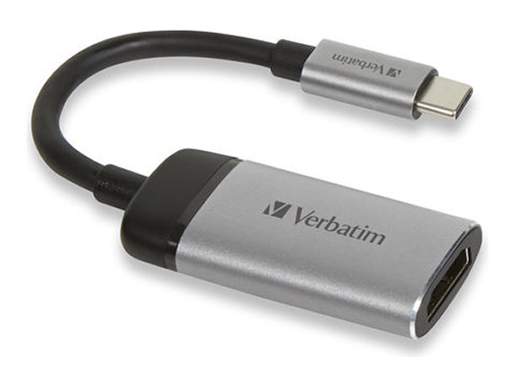 Verbatim USB-C auf HDMI 4K Adapter Gen.1 USB 3.1 HDMI (10cm USB-C Kabel) Verbatim USB-C auf HDMI 4K Adapter Gen.1 USB 3.1 HDMI (10cm USB-C Kabel)