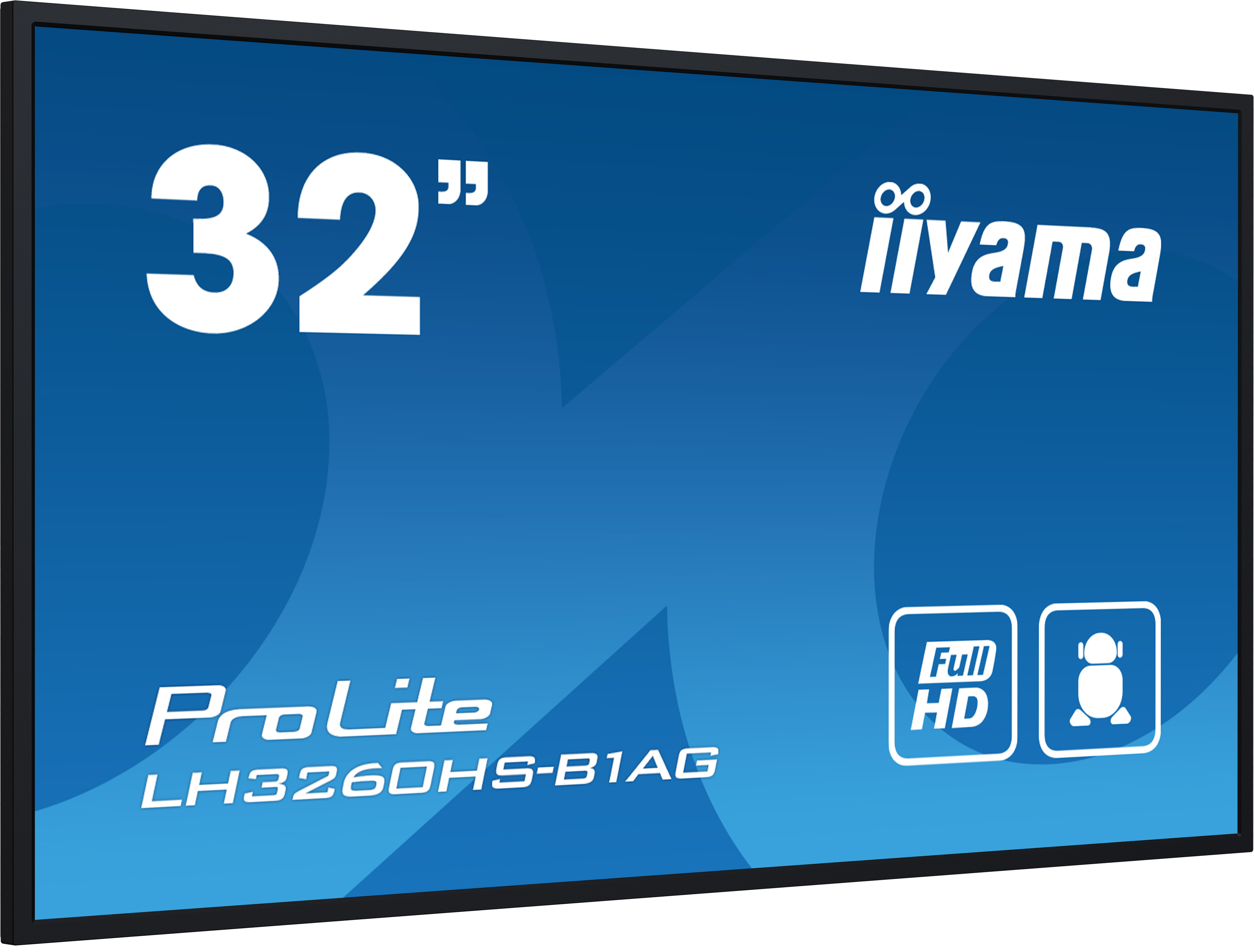 IIYAMA LH3260HSB1AG 81,28cm 32Zoll 1920x1080 FHD VA panel Haze 25perc 500cdm Landscape and Portrait Wallmount Included