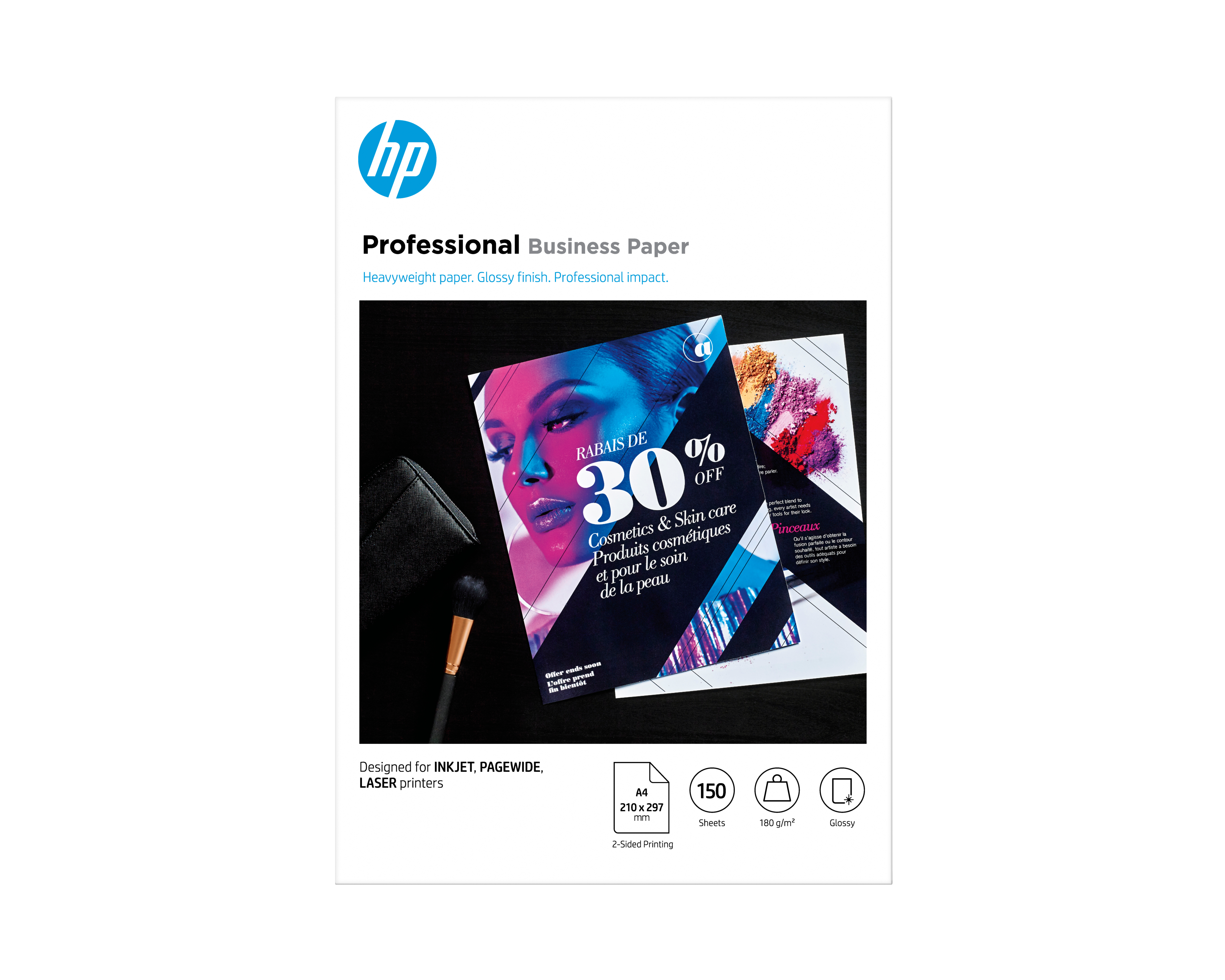HP Fotopapier 3VK91A DIN A4 glänzend 180 gqm 150 Blatt
