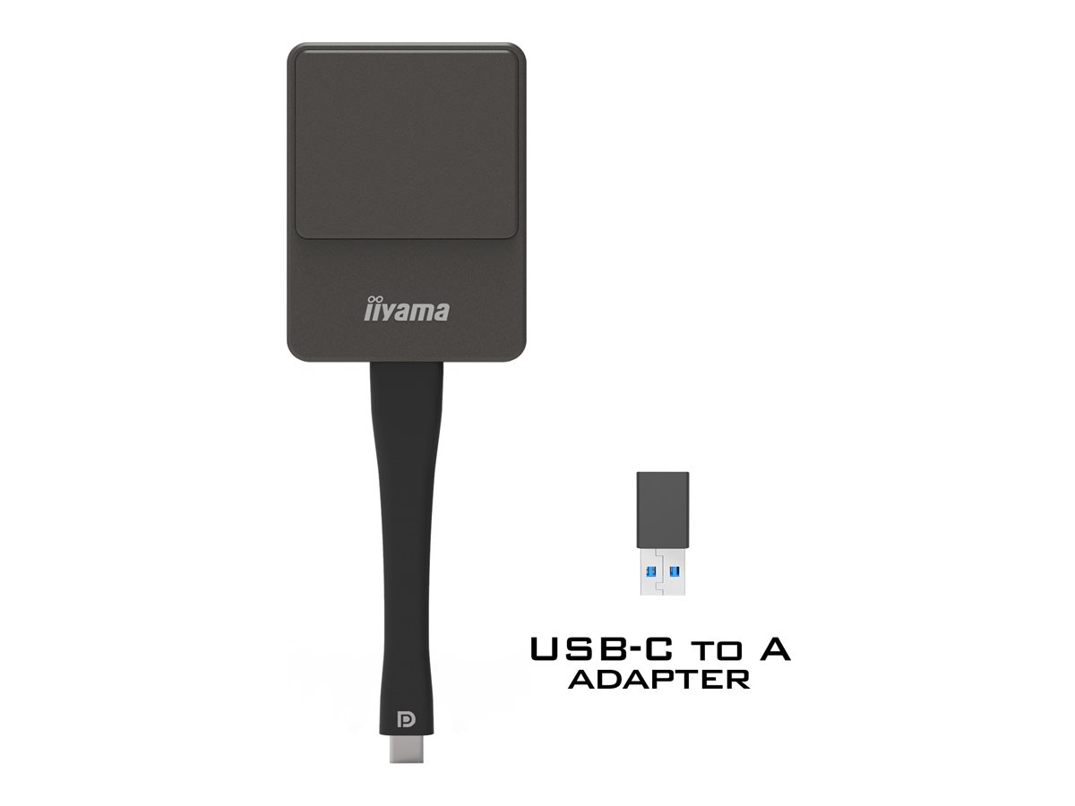 IIYAMA WP D002C E-Share USB-C DP-Alt Dongle to share device content with E-Share enabled monitor IIYAMA WP D002C E-Share USB-C DP-Alt Dongle to share device content with E-Share enabled monitor