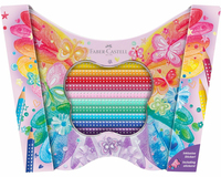 FABER-CASTELL Geschenkset Schmetterling Sparkle Buntstifte farbsortiert, 20 St.