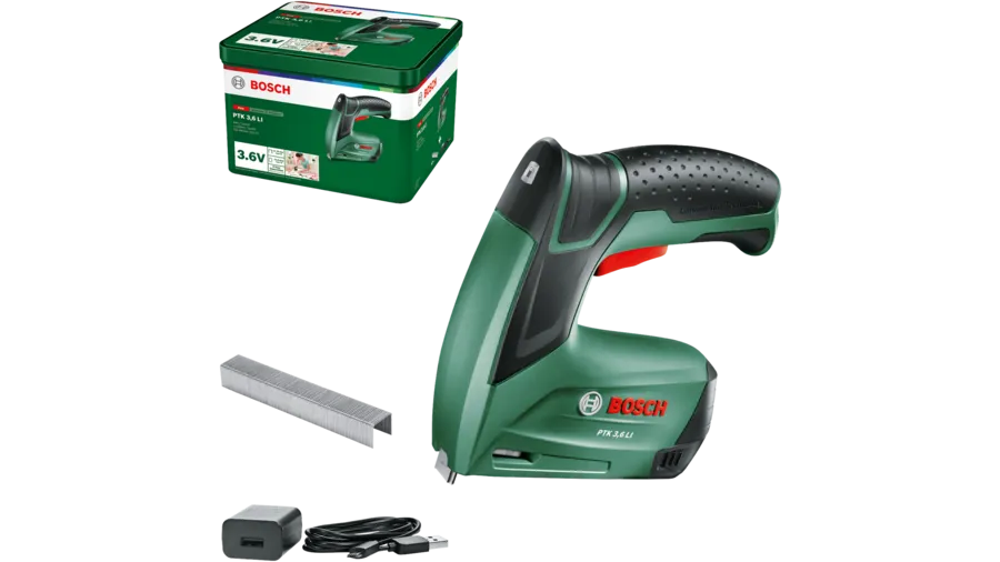 BOSCH Home Garden Handtacker PTK 3,6 LI gruen, 1 St