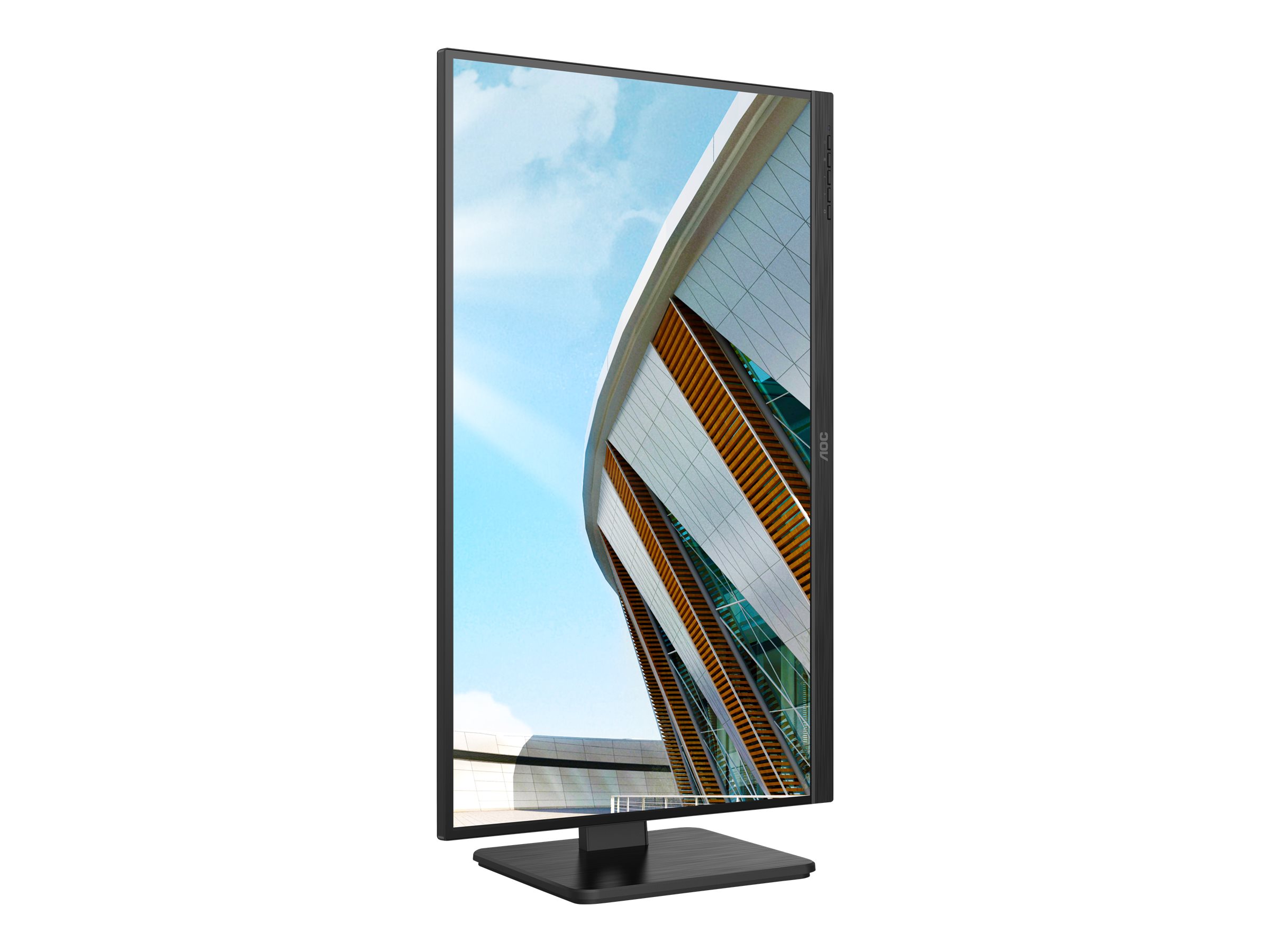 61cm24 1920x1080 AOC Proline 24P2QM 169 FHD 75Hz 4ms HDMI DVI DP VGA Speaker Pivot Black