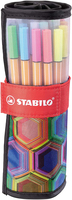 STABILO Point 88 ARTY Edition Fineliner farbsortiert 0,4 mm, 25 St. STABILO Point 88 ARTY Edition Fineliner farbsortiert 0,4 mm, 25 St.