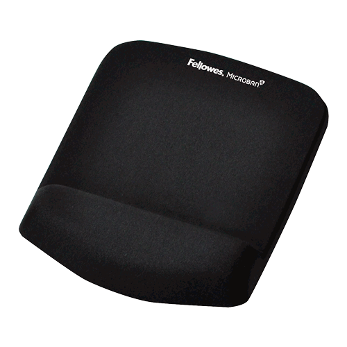 Fellowes Mousepad mit Handgelenkauflage PlushTouch schwarz