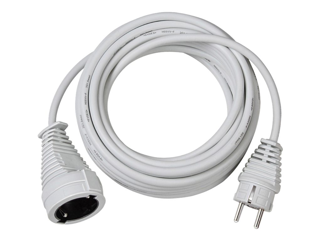 Brennenstuhl Verlaengerungskabel Schuko 10m weiss, Indoor Brennenstuhl Verlaengerungskabel Schuko 10m weiss, Indoor