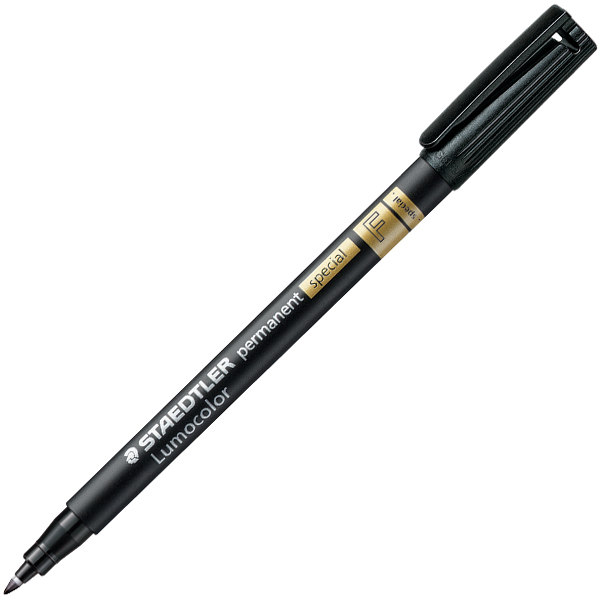 STAEDTLER Lumocolor special Folienstift schwarz 0,6 mm permanent, 1 St