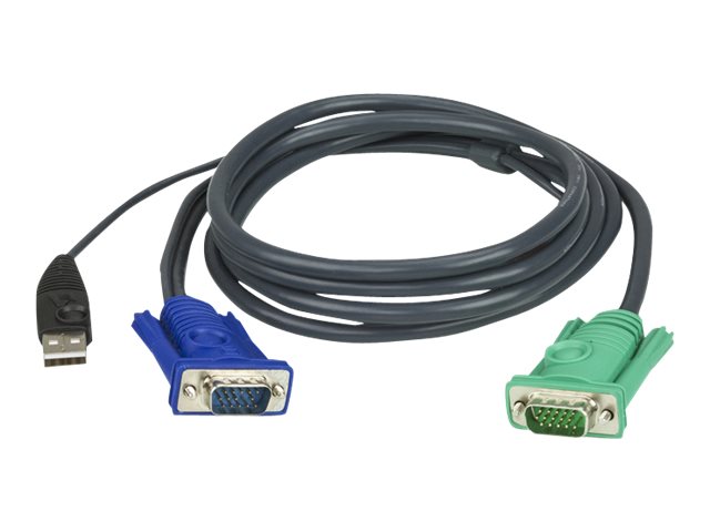 ATEN 2L-5205U KVM-Kabel VGA USB schwarz 5m ATEN 2L-5205U KVM-Kabel VGA USB schwarz 5m